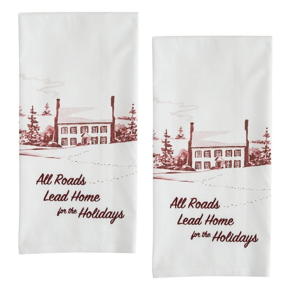 Park Designs Winter Countryside Dishtowel Set of 2