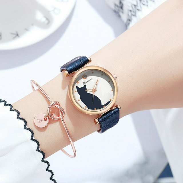 Reloj de pulsera informal para mujer, correa de malla de cuarzo, relojes de pulsera analógicos a la moda Wmkox8yii gfajkfgbkjabf1830