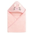 thumbnail image 2 of BULLPIANO Unisex Hooded Baby Bath Towel - Soft Bath Towel for Babie, Toddler, Infant - Ultra Absorbent - Baby Bath Shower Gifts for Boy and Girl - Pink Cat, 2 of 5