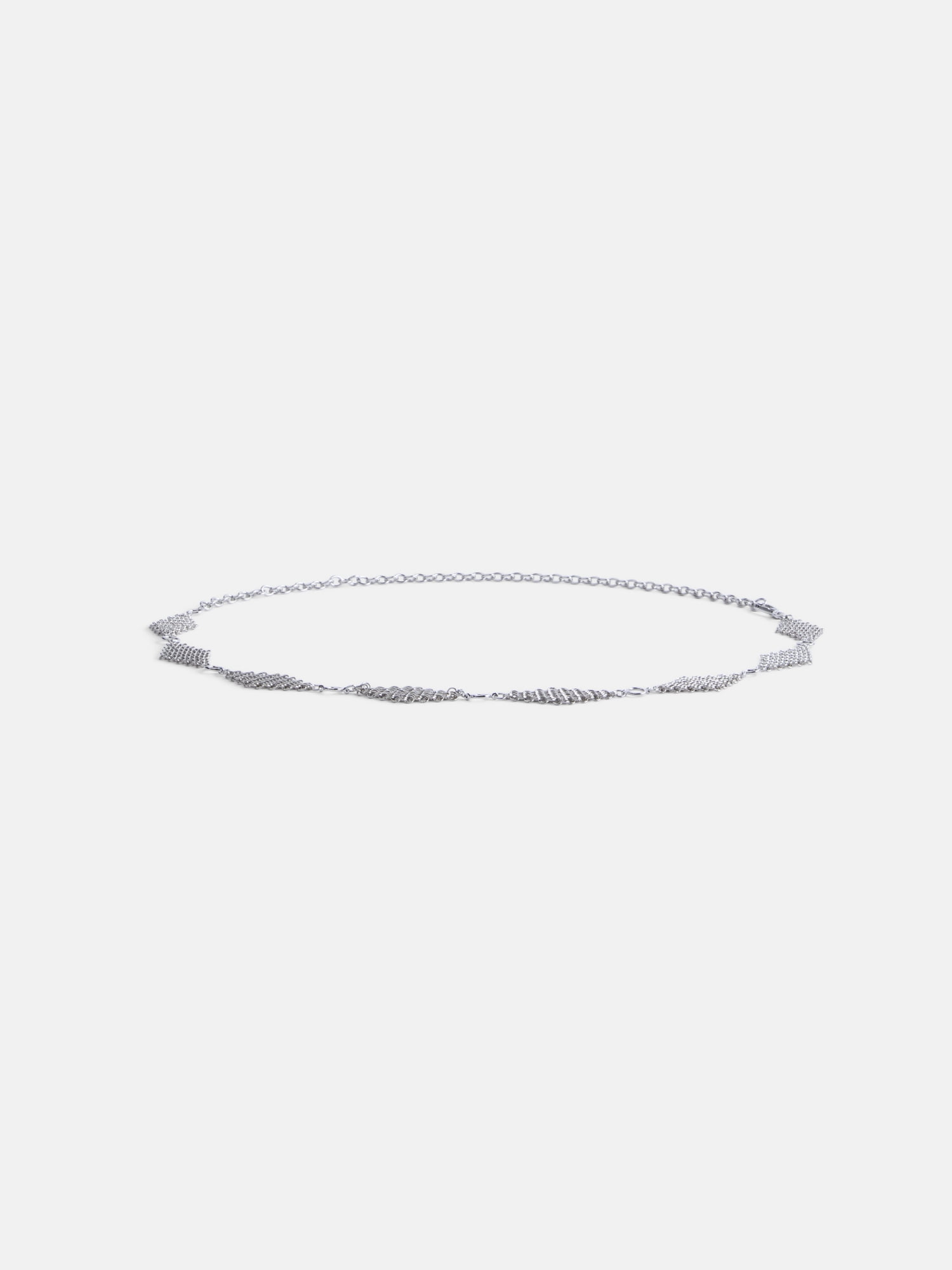 Scoop Women's Silver Tone Chain Belt, Sizes 2XL-3XL
