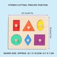 thumbnail image 4 of Geometric Shape Matching Toy Geometric Shape Board, Durable Learning Learn For Baby Geometric Shape Board, 4 of 8