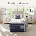 thumbnail image 4 of Knzzo Twin XL Air Mattress, 18-Inch Raised Air Bed with Built-in Pump, Fast Inflation & Deflation, Comfortable Flocked Top for Guests, Home & Travel, 4 of 7
