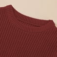 thumbnail image 6 of GYRATEDREAM Toddler Baby Girl Knit Sweater Warm Sweatshirt Long Sleeve Pullover Shirt Tops Cute Fall Winter Clothes, 6 of 9