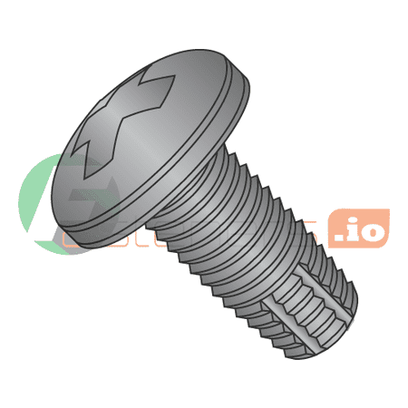 

10-32 x 1/2 Type F Thread Cutting Screws / Phillips / Pan Head / Steel / Black Zinc (Quantity: 10 000 pcs)