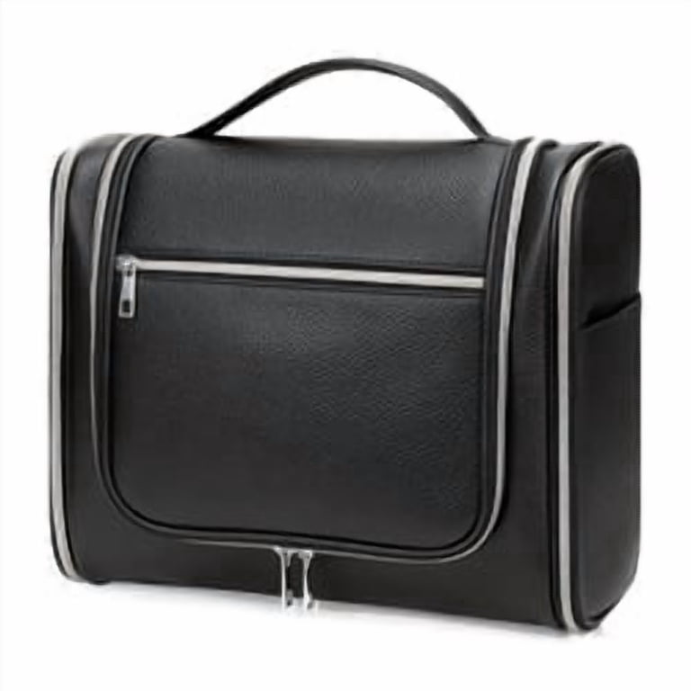 hanging travel toiletry bag cosmetic makeup organizer Waterproof Pouch Spacious size at 14x9x2 inch (LxWxH) with Unfolded Size at 14x26x1inch Hanging Toiletry Bag, Polyester Foldable