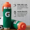 thumbnail image 3 of Gatorade Bouteille en Acier Inoxydable 26oz, Taille Unique, Vert, 3 of 4