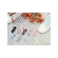 thumbnail image 4 of Colored Printed Flat Shoelaces Splashing Ink Shoe Laces for Sneakers 2 Pairs White-Red 140cm/55.12", 4 of 4