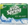 Irish Spring Icy Blast Deodorant Bar Soap 3.75oz 8 Each - (Pack of 6)