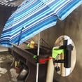 thumbnail image 4 of Flmtop Parasol Holder for Square Balcony Railing Patio Umbrella Support Stand Bracket, 4 of 9