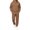 Coffee_019, variant on Sweatsuits for Men 2 Piece Hoodie Sweatshirt Jogging Tracksuit Set Casual Athletic Long Sleeve Outfit Pullover Suit Set Khaki 2XL