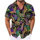thumbnail image 2 of Ceisia Unisex Aloha Hawaiian Shirt Tropical Print Short Sleeve Button Down Casual Beach Vacation Gift Shirt, 2 of 7