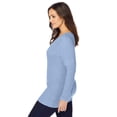 thumbnail image 3 of Jessica London Women's Plus Size V-Neck Ribbed Sweater, 3 of 5