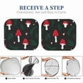 thumbnail image 5 of Picia Amanita Mushroom 2 Piece Car Windshield Sun Shade Foldable | Foldable Sun Shield for Front Window Blocks UV Rays and Keeps Your Vehicle Cool-Small, 5 of 7