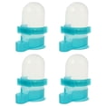 thumbnail image 1 of Raindrops 4Pcs Automatic Bird Water Feeder Round Blue PP for Pets, 1 of 8