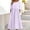 Purple, variant on Laipiong Summer Dresses for Women 2026 Casual Fashion Striped Print Short Sleeve Maxi Dress Lightweight Comfy Loose Fit Beach Clothes
