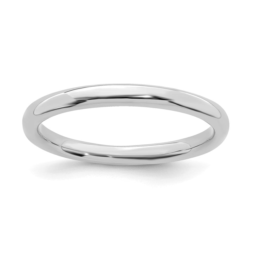 10 5 6 7 8 9 Ring Size Options 925 Sterling Silver Stackable Expressions Rhodium Polished Ring Jewelry Gifts for Women