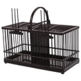 thumbnail image 1 of OULII Habitat Container for Outdoor Activities Coffee Plastic Vintage Design for Reptiles 1Set, 1 of 7
