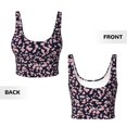 thumbnail image 3 of Sikiie Flower Print Strappy Sports Bra for Women Padded Push Up Sports Bra Athletic Running Sports Bra Workout Bra Yoga Bra, 3 of 5