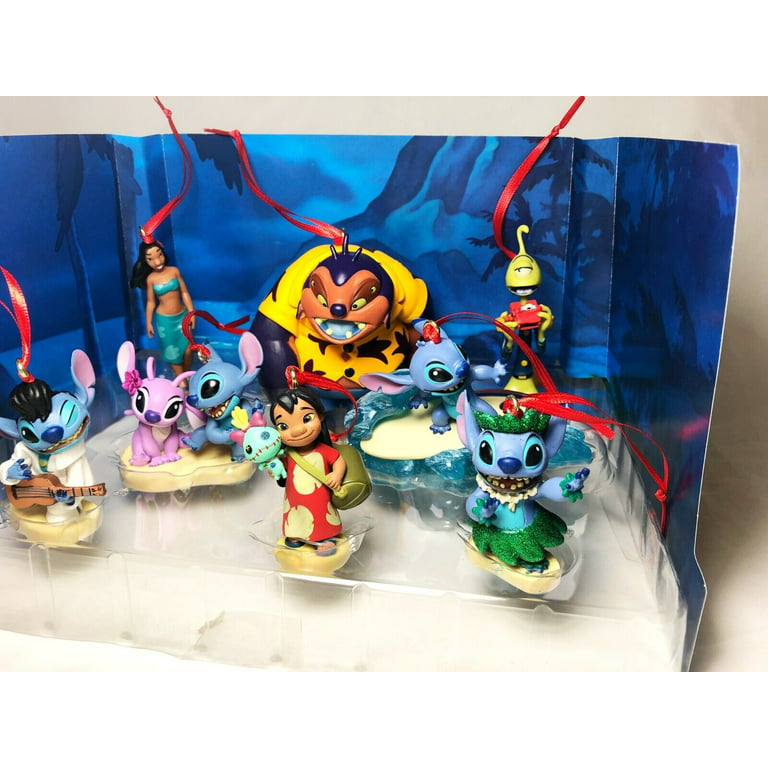 Disney Lilo and Stitch Christmas Ornament 6 Piece Set BRAND NEW