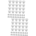 thumbnail image 1 of LAICAIW 40 Sets DIY Rivets Luggage Case Bag Practical Phone Leathercraft Buttons Decoration, 1 of 7