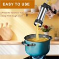 thumbnail image 3 of Churrera Churro Maker Machine Stainless Steel Churro Maker Kit with 3 Different Tips Piping Nozzle Hollow, 3 of 5