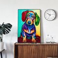 thumbnail image 4 of Cuadros Decorativos 5D DIY diamante pintura colorido perro Cruz puntada bordado mosaico Kit DQrwqpou Nuevos Originales, 4 of 7