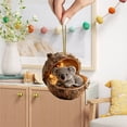 thumbnail image 4 of Adorno colgante de árbol de Navidad para animales del bosque, diseño caprichoso, decoración versátil, acrílico duradero, uso en temporada navideña, 10 cm, 4 of 5