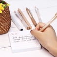 thumbnail image 2 of Gel Pen Set, 5 Pack 0.5mm Retractable Ink Pens Fine Point Different Style Gel Pens with Highlighter for Drawing, Writing, Planner and School Supplies (Brownish Red Color), 2 of 5