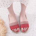thumbnail image 3 of Pantoufles d'Intérieur pour les Femmes Sandales Confortables Douces pour les Femmes Pantoufles de Nuage d'Orteil Ouvert pour les Chaussures de Femmes Pantoufles d'Intérieur (Rouge, 8.5), 3 of 7