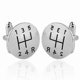 thumbnail image 1 of Men's Stainless Steel Retro Car Gear Cufflinks for Business and Wedding Gifts, 1 of 5