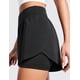 thumbnail image 3 of Shorts CRZ YOGA Dolphin para correr de tiro alto negro M, 3 of 5