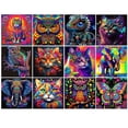 thumbnail image 3 of Colorful Resin Drill Art Set - Relaxing Craft for All Ages, Perfect for Parent-Child Bonding 12x12 Inch, 3 of 8
