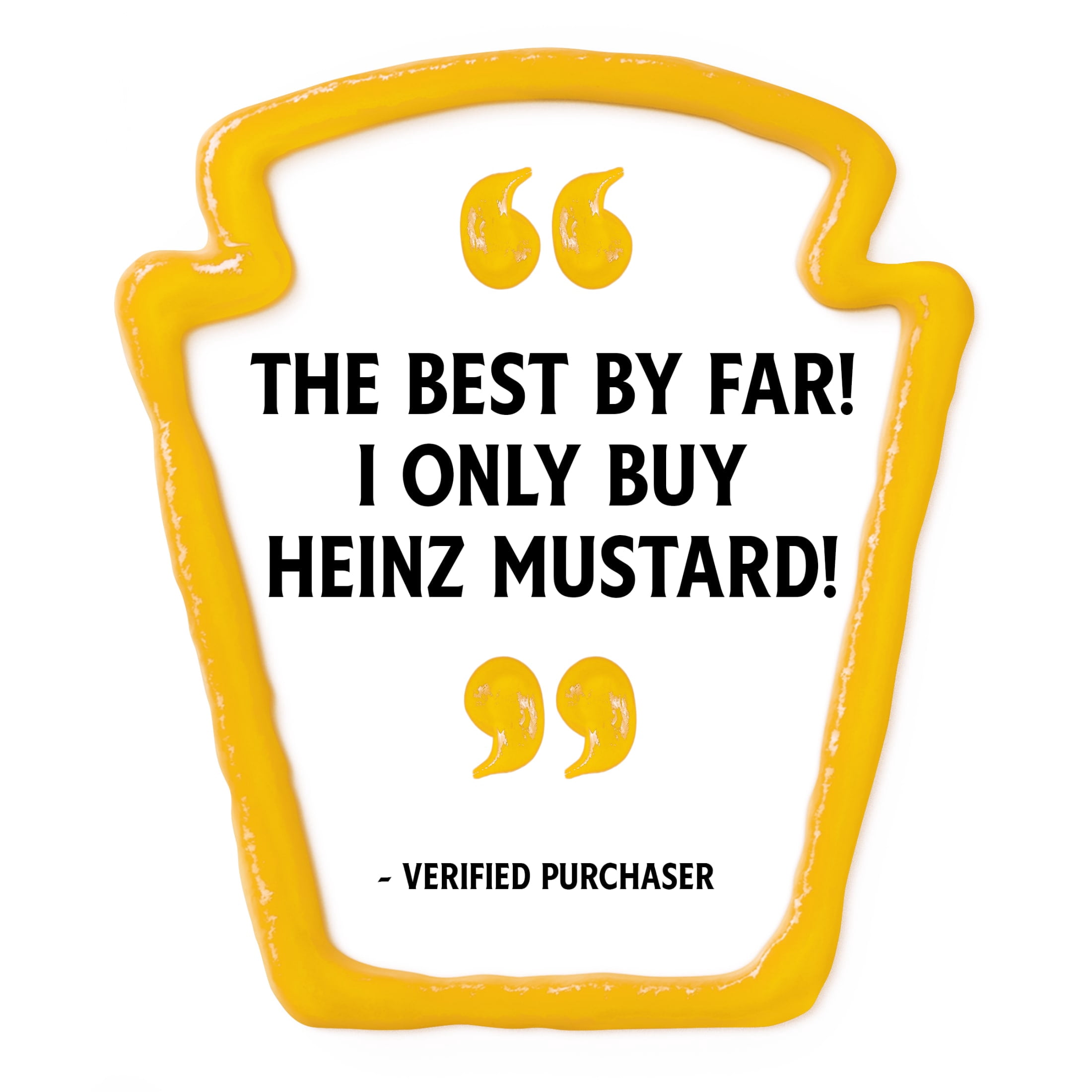 (3 pack) Heinz Yellow Mustard, 14 oz Bottle