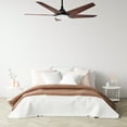 thumbnail image 3 of Voyager 52inch Walnut Smart Ceiling Fan with Remote control with phone App, 3 of 9