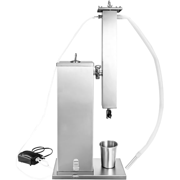 Supllueer Silver Electric Cold Smoke Generator, 10 Hour Long Smoking, Portable BBQ Smoker Accessory for Outdoor Grilling, Meat & Vegetables