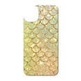 thumbnail image 3 of DistinctInk Custom SKIN / DECAL compatible with OtterBox Symmetry for iPhone 11 Pro (5.8" Screen) - Gold Green Mermaid Scales, 3 of 5