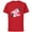 Red, variant on Disney Mickey & Minnie Mouse Holidays are Happier With You - Short Sleeve Cotton T-Shirt for Adults - Customized-Black