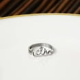 thumbnail image 2 of Ringmasters Cursive Stainless Steel Choose the Right CTR Ring Size 8, 2 of 7