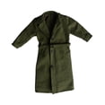 thumbnail image 3 of Figura masculina a escala 1/12, gabardina cortavientos larga, regalos para niños y adultos, moda hecha a mano. Verde, 3 of 9