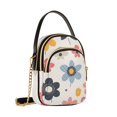 thumbnail image 7 of FORMRS Crossbody Bag for Women Quilted Travel Shoulder Cell Phone Purse with Chain Strap Handbag, Beige Retro Flower, 7 of 7