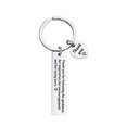 thumbnail image 2 of COM1950s Inspirational Stainless Steel Keychain with Love Heart Design, Encouragement Gift Featuring Motivational Quotes, Durable Metal Key Ring for Daily Use & Team Building, 2 of 8