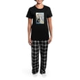 thumbnail image 4 of CafePress - The Bride Pajamas - Women's Short Sleeve Print T-Shirt and Pants Dark Cotton Pajama Set, 4 of 7