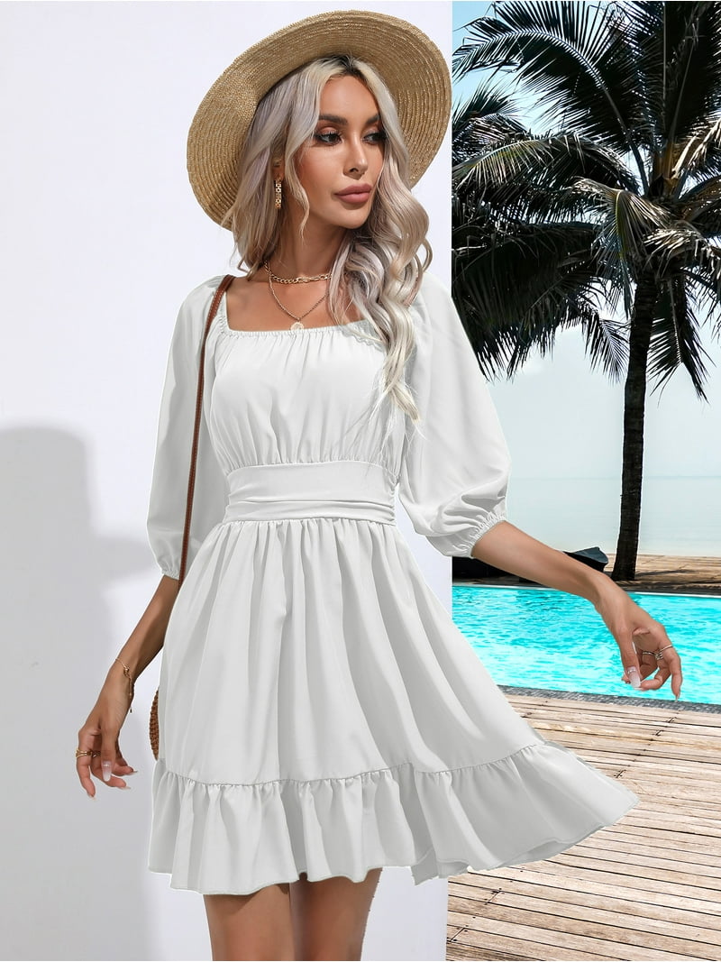 Wehilion Womens Fit and Flare Dress, Sizes Xs-xl Wehilion Womens Fit and Flare Dress, Sizes Xs-xl