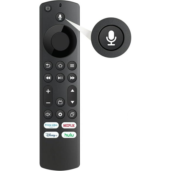 Replacement Voice Remote for Insignia, Toshiba, Pioneer Smart TV, Compatible with Fire Smart TV