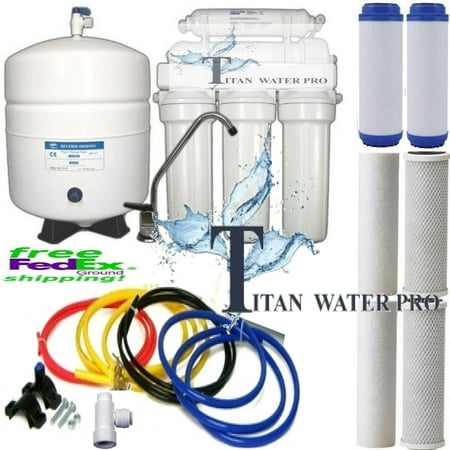 5 STAGE REVERSE OSMOSIS SYSTEM - RO WATER FILTER 150 GPD RO DRINKING WATER - USA