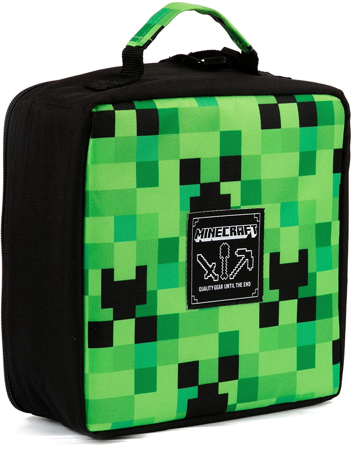 Minecraft Lunch Box Bag Green Creeper Fatigue