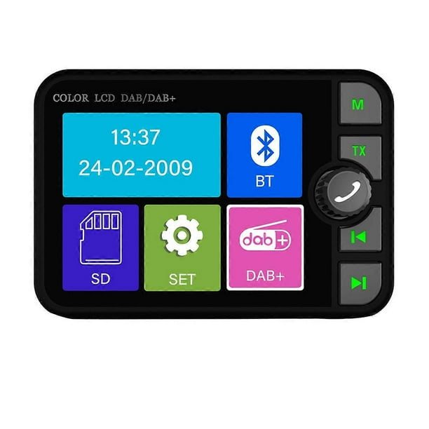 2.4 Inch LCD DAB/DAB+ Radio Receiver Bluetooth MP3 Player FM Car Digital Signal Broadcasting for Eur