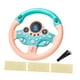thumbnail image 2 of Volante de juguete para niños, controlador de conducción simulado, volante portátil, juego de coche para niños, juguete con sonido para niños pequeños Rosa, 2 of 8