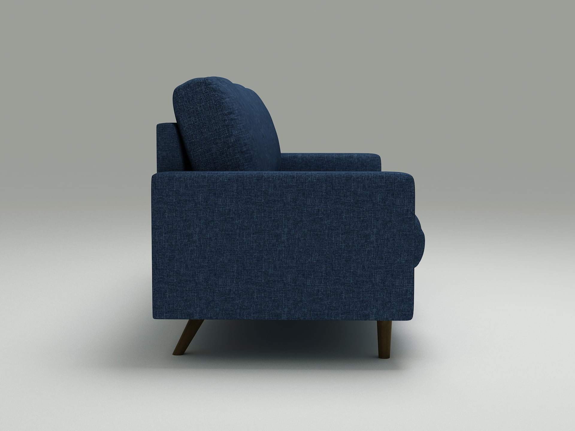 Uspridefurniture Craigmont 71.7'' Square Arm Sofa,Blue