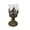 25W373JD, variant on Lynono Co.,Ltd Glass Tornadoes Candlestick Holders Pillar Candle Holders with Metal Carved Base for Party Wedding Table Centerpieces